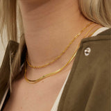 Double Layered Snake Chain