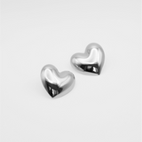 Truesteel: Majestic Heart Earrings