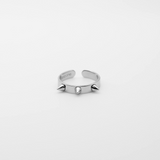 Vault: Triple Rivet Open Ring