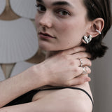 Align: Four-Pearl Ear Cuff