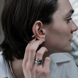 Anchor: Single Rivet Stud Earrings