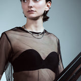 Anarchy: Pearl & Rivet Layered Chain Necklace