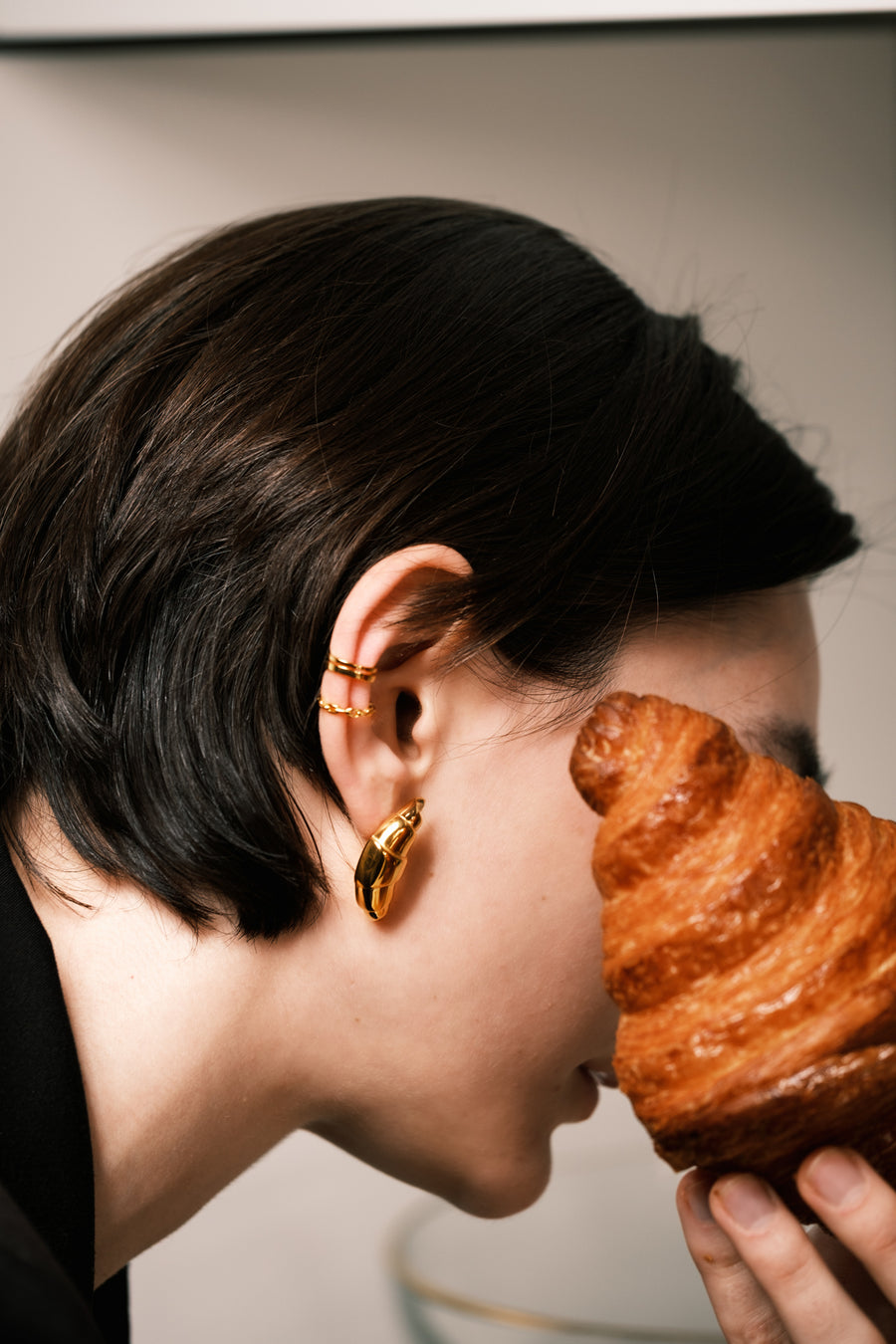 Majestic Croissant Earrings