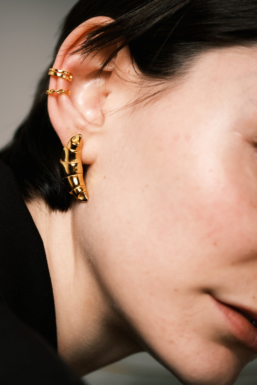 Majestic Croissant Earrings