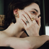 Embrace: Chunky Twist Open Ring