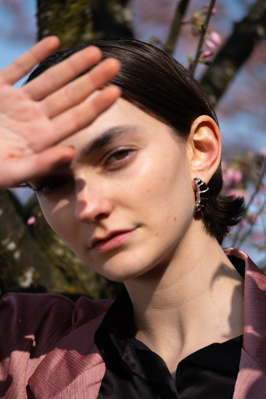 Majestic Croissant Earrings