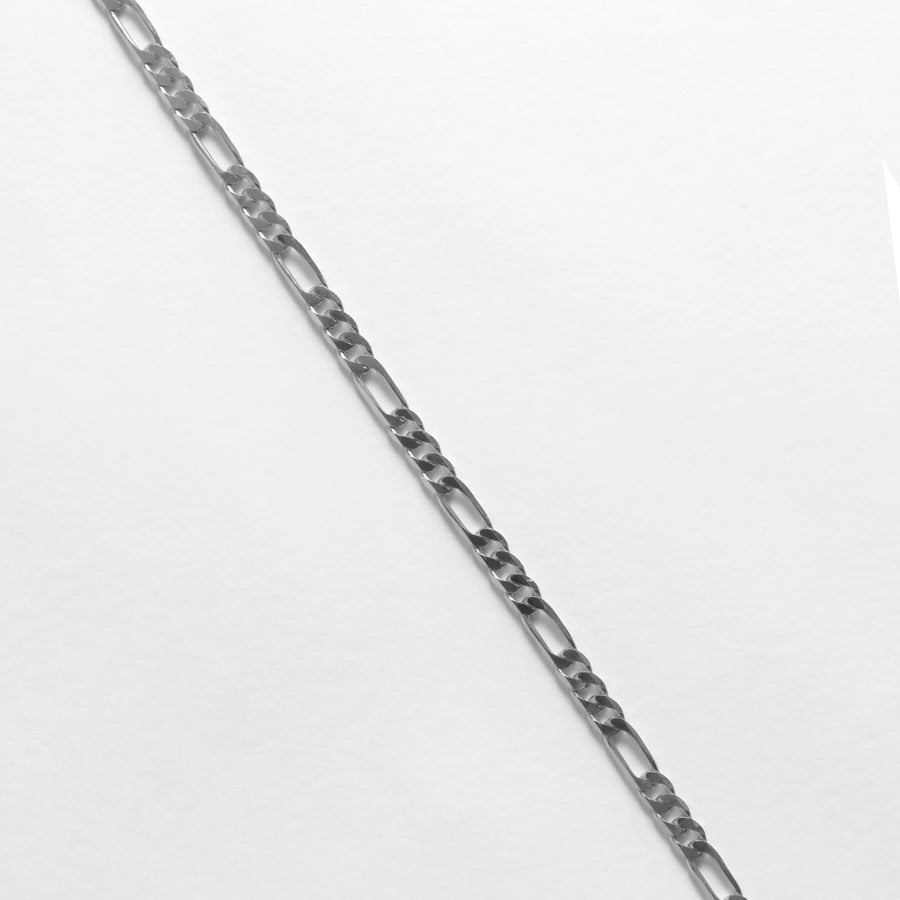 Figaro Chain Necklace - Silver