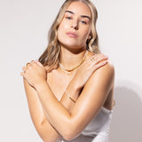 Freshwater Pearl Necklace - Gold