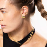 Chunky Striped Earrings 