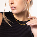 Flat Snake Chain Necklace