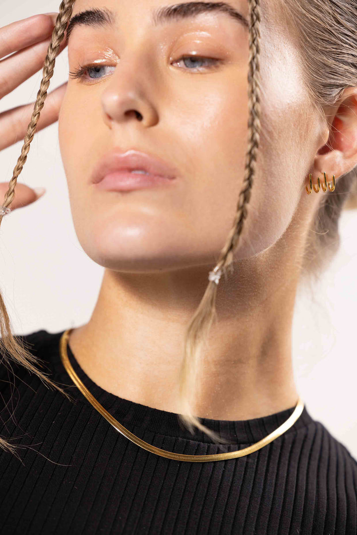 Flat Snake Chain Necklace
