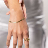 Flat Snake Chain Bracelet