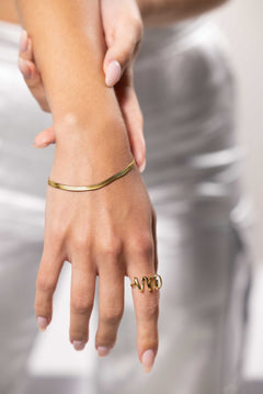 Flat Snake Chain Bracelet