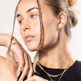 Women showing Two Layer Necklace Clasp