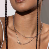 Doubler Layer T-Bar Chain Necklace