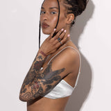 Double Hoop Ear Cuffs - Silver