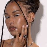 Double Hoop Silver Ear Cuff