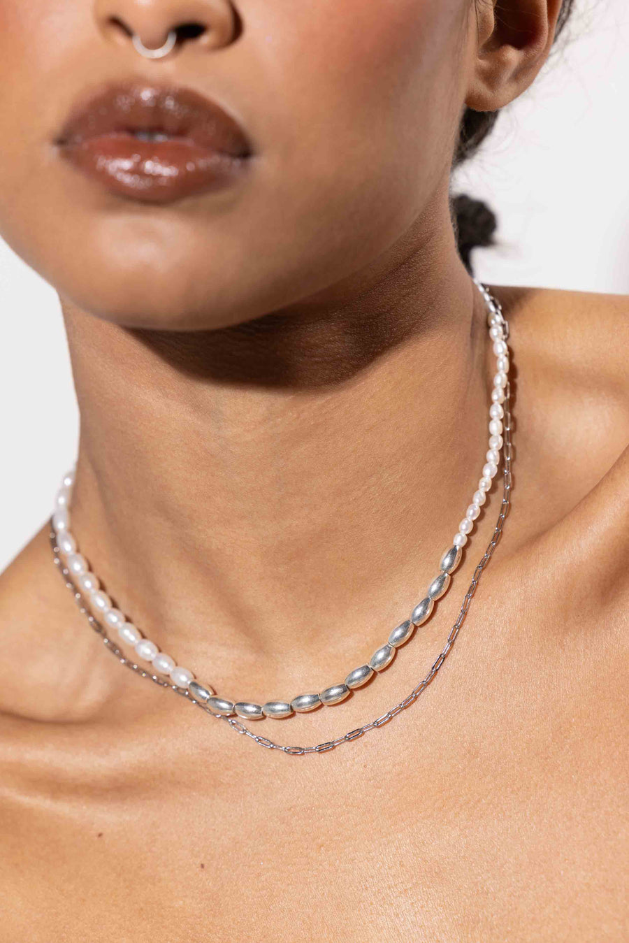 Paper Clip Chain Necklace