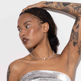 Handmade Fragment Necklace with Freshwater Pearl