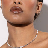 Handmade Fragment Necklace with Freshwater Pearl