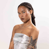 Double Layered Beaded Chain Necklace