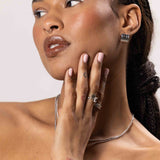 Chunky Striped Earrings