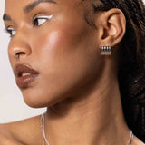 Chunky Striped Earrings