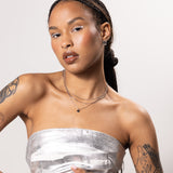 Double Layered Beaded Chain Necklace