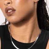 Flat Snake Chain Necklace