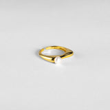 Single Pearl Open Ring