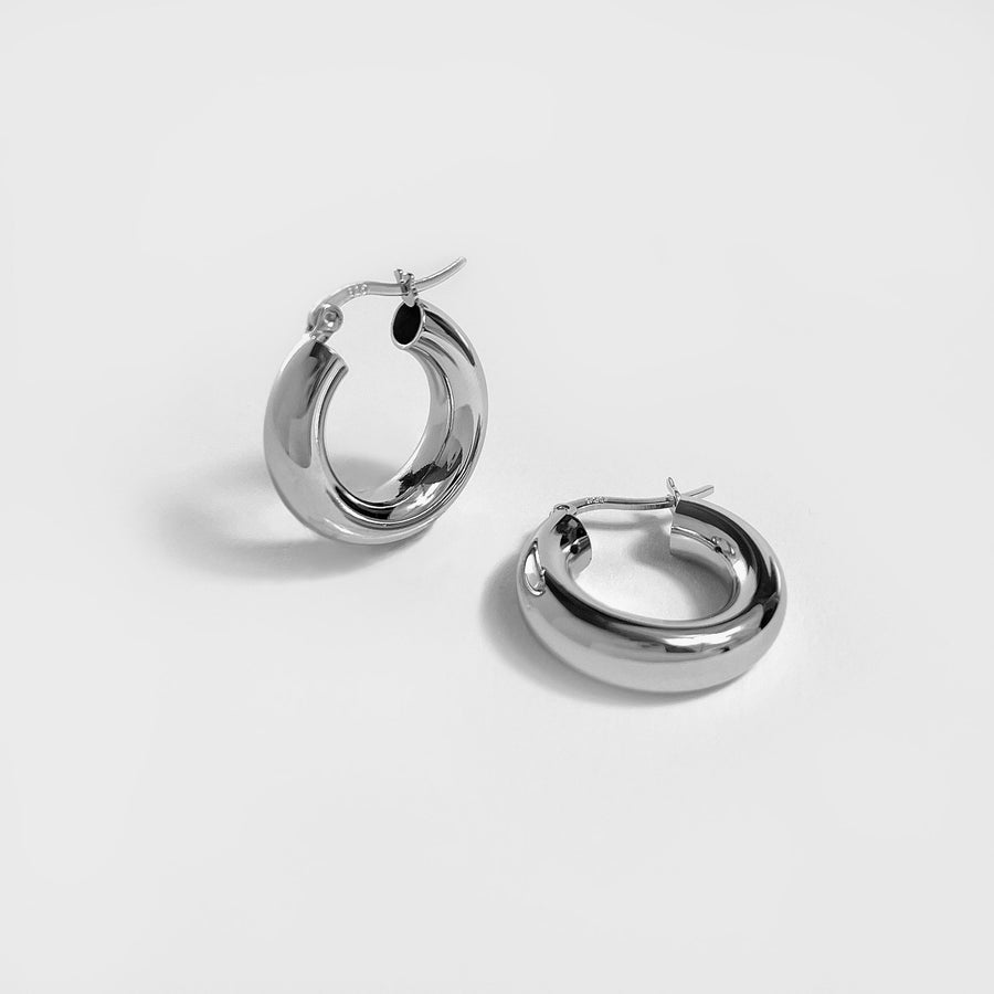 Chunky Hoop Earrings