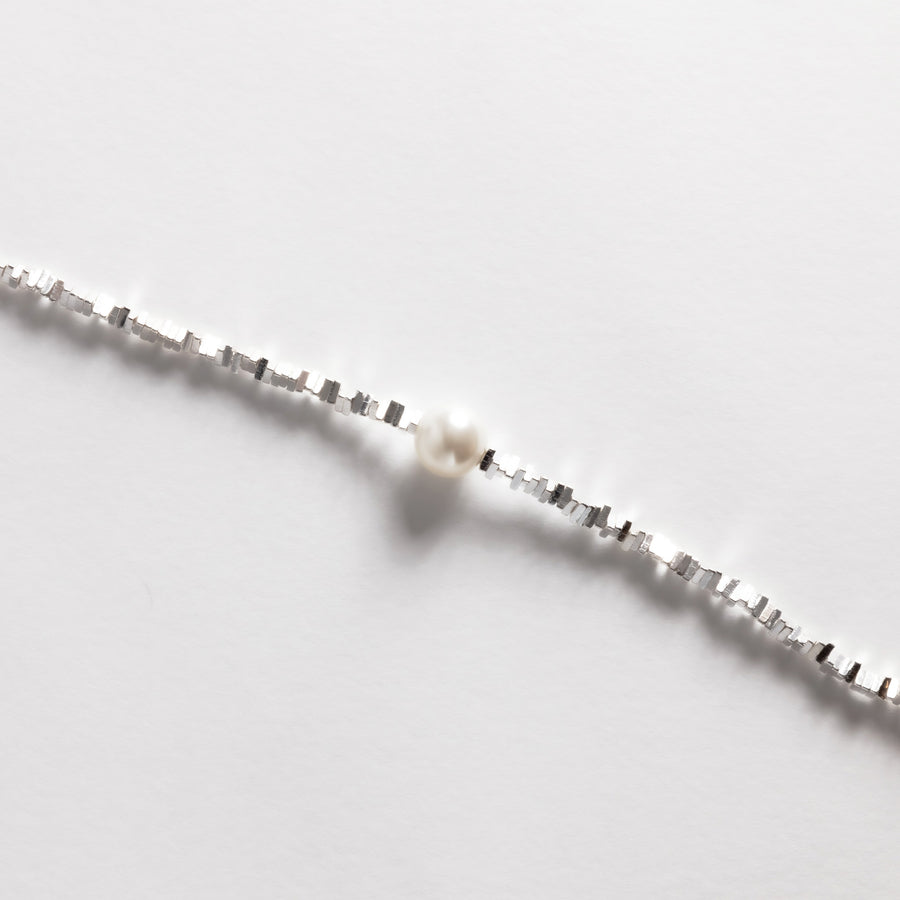 Handmade Fragment Necklace with Freshwater Pearl