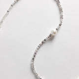 Handmade Fragment Necklace with Freshwater Pearl