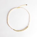 Freshwater Pearl Necklace - Gold