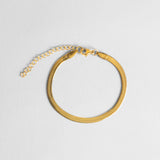 Flat Snake Chain Bracelet