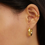 Double Deck Ear Cuff Earrings