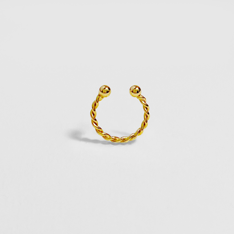 Single Classic Rope Ear Cuff