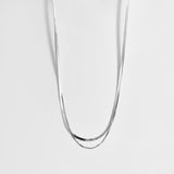 Double Layered Snake Chain - Silver