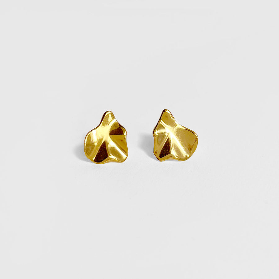 Gold Leaf Studs